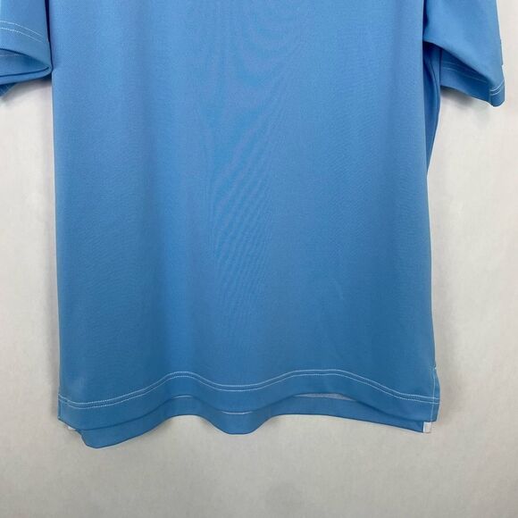 Men’s FootJoy Light Blue Athletic Fit Polo Golf Shirt. Size Large. - Picture 4 of 10